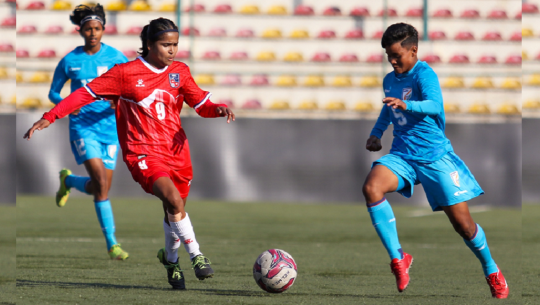 साफ यू–१६ च्याम्पियनसिपमा नेपाल भारतसँग पराजित