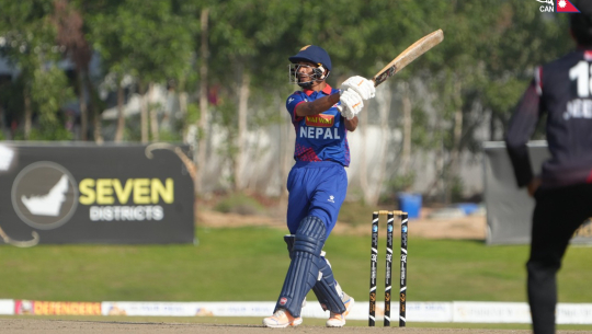 २ सय ४३ रनको फराकिलो मतान्तर सहित नेपालको दोस्रो जित