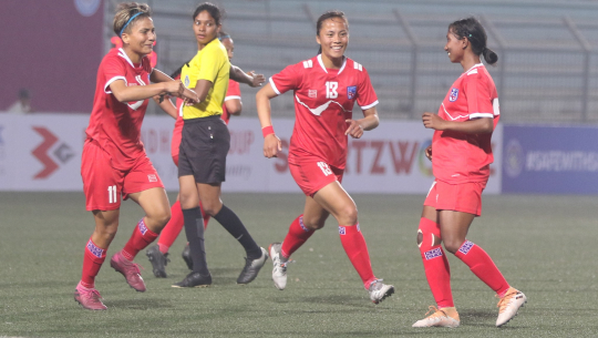 साफ यु–२० फुटबल : नेपाल बङ्गलादेशसँग पराजित