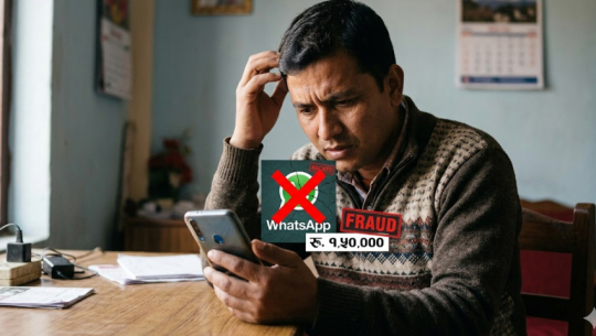 डोटीको जोरायल गाउँपालिका अध्यक्ष ओझाको ह्वाटसेवबाट रकम मागिदै