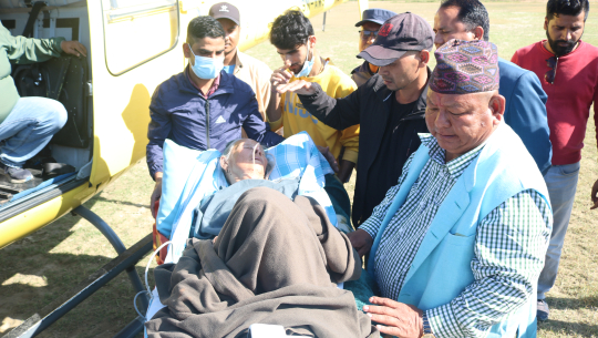 पूर्वमन्त्री आलेकी आमा बिरामी