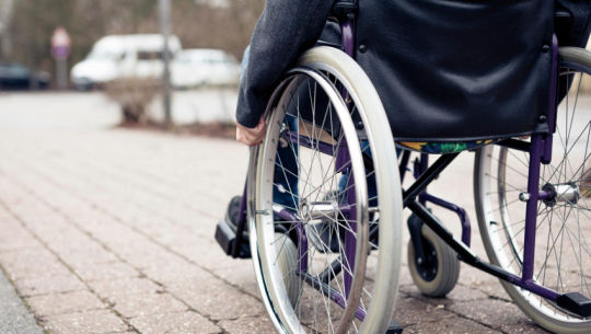 Wheelchairs distributed to disabled children in Kanchanpur
