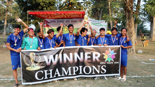 कैलारीको ईलाइट कप फुटवलको उपाधि युवा जनहितलाई 