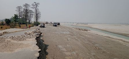 वर्सात अगाडी नै सडक बनाइसक्ने निर्माण कम्पनीले बताएको छ।