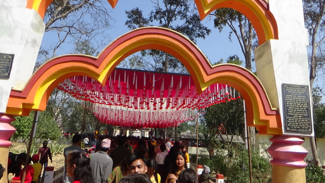 महाशिवरात्रि शिवरात्रिको अवसरमा बेहडा बाबा बिहानैबाट श्रद्धालु भक्तजनको घुइँचो लागेको छ।