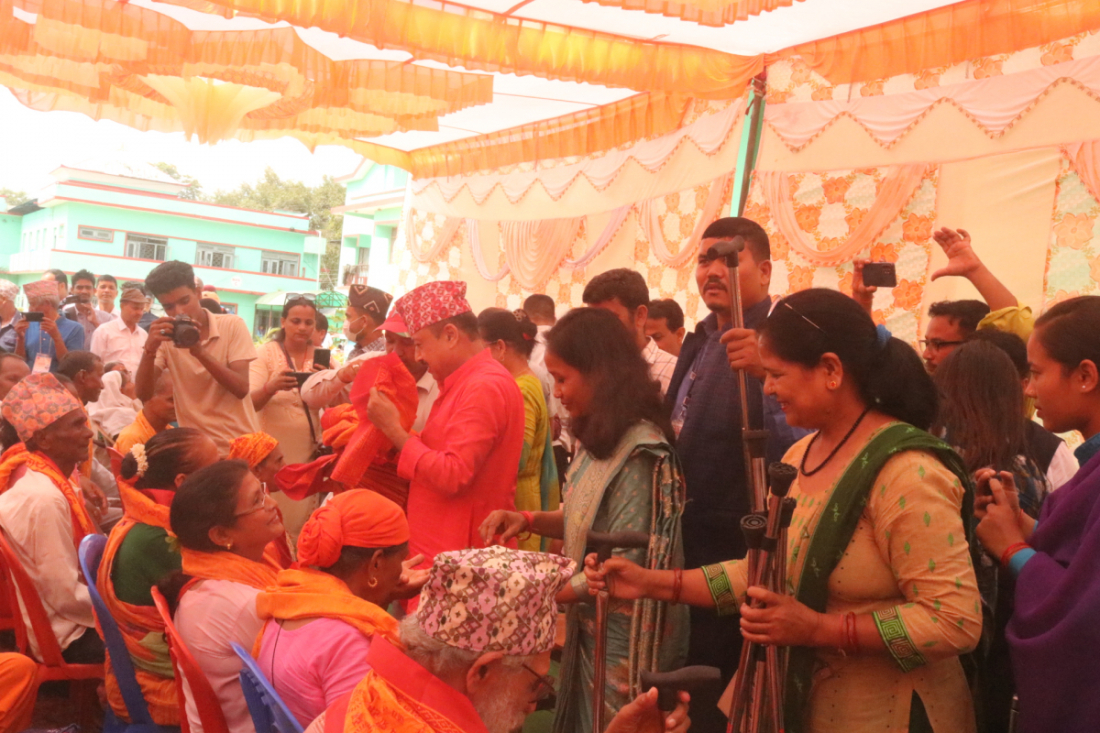 यो वर्ष भगत जीहरूलाई पनि मुक्तिनाथ यात्रामा पठाइएको हो।