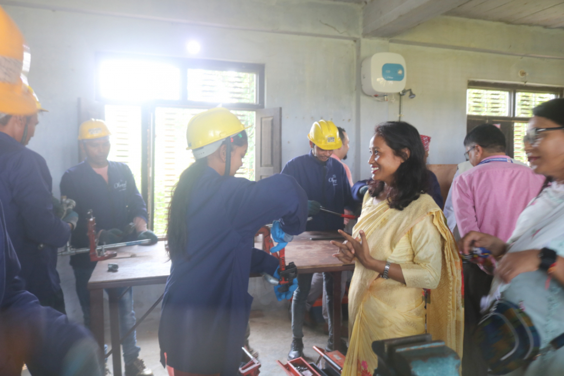 ओल्गापुर भोकेसनल स्कुलले फूलबारी क्याम्पसमा प्लम्बिङ र हाउस वाइरिङको तालिम सुरू गरेको छ।