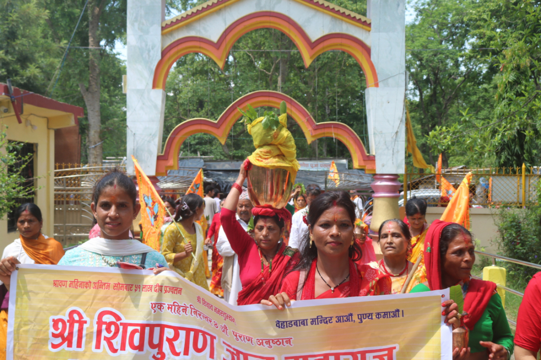 बेहडाबाबा मन्दिरमा महायज्ञ सुरु भएको छ। कैलालीको धनगढी उपमहानगरपालिका-१६ मा पर्ने बेहडाबाबाको मन्दिरमा साउन महिनाभर चल्ने शिव महापुराण महायज्ञ मंगलबारबाट सुरु भएको हो।